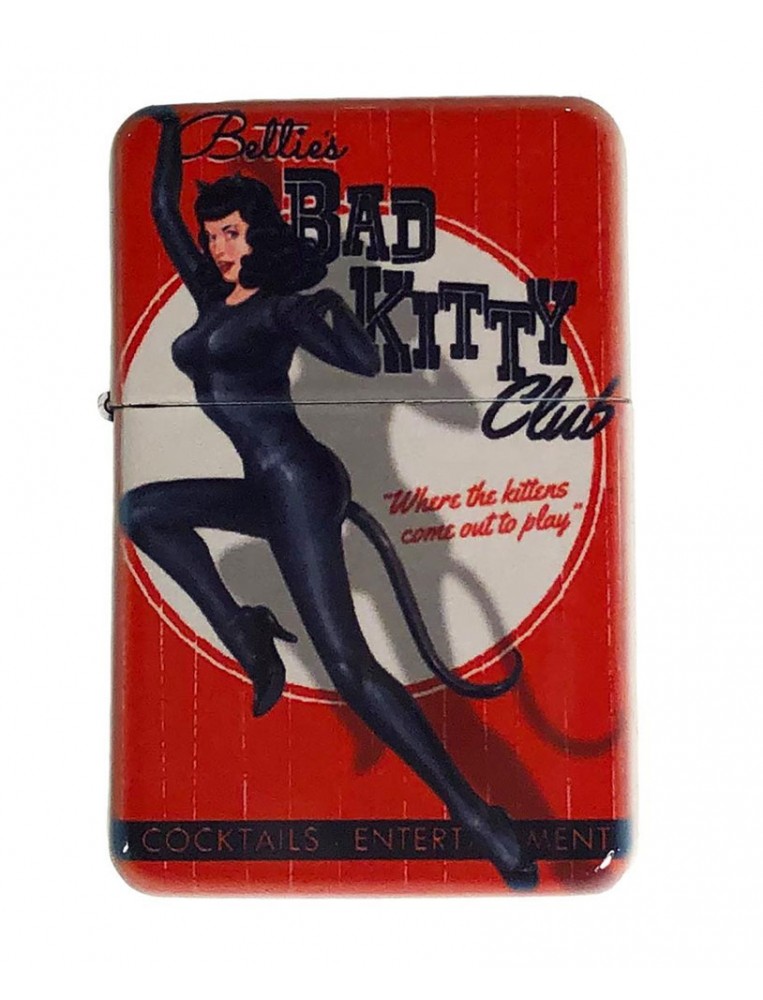 Encendedor Bettie Page "Bad Kitty", marca Retro-a-go-go