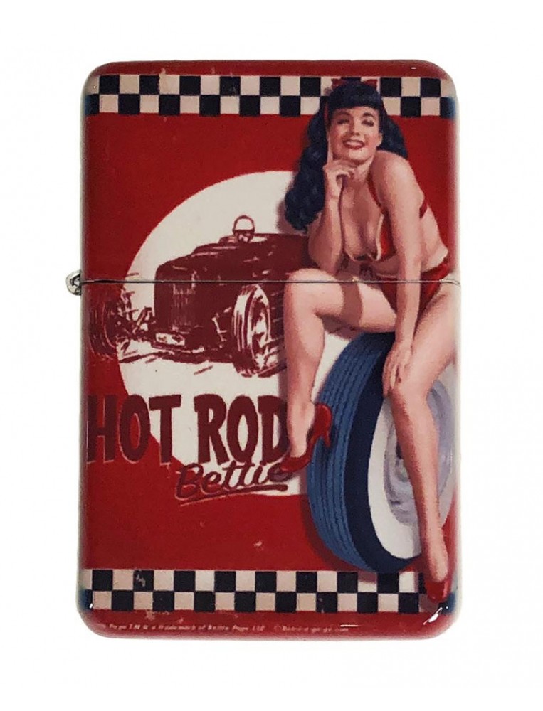 Encendedor Bettie Page "Hot Rod", marca Retro-a-go-go