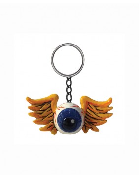 Flying Eyeball Keychain