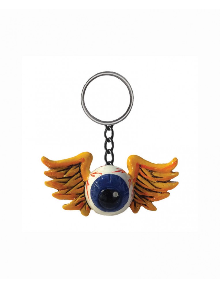 Flying Eyeball Keychain
