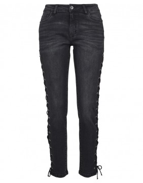 Urban Classics Laced Up Skinny Jeans
