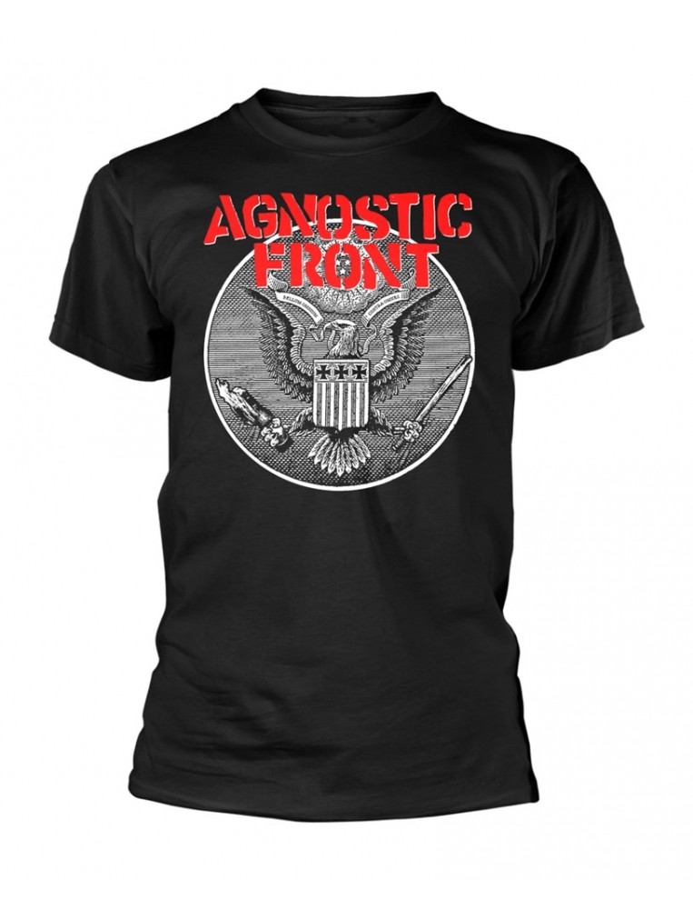 Camiseta de Agnostic Front - Against All Eagle, Frontal