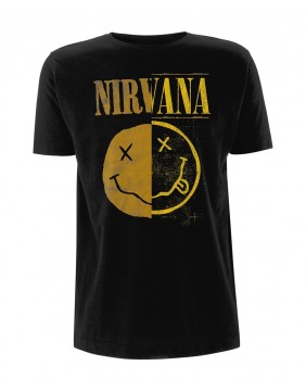 Camiseta de Nirvana - Spliced Smiley