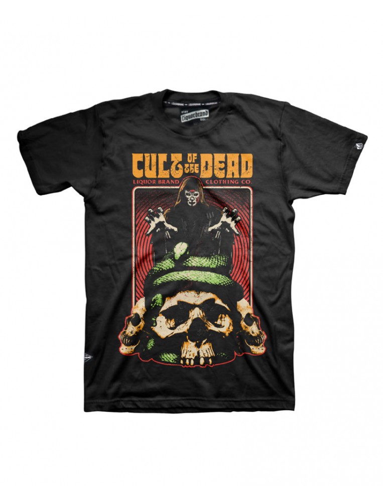 Camiseta para hombre Cult of the Dead, marca Liquorbrand