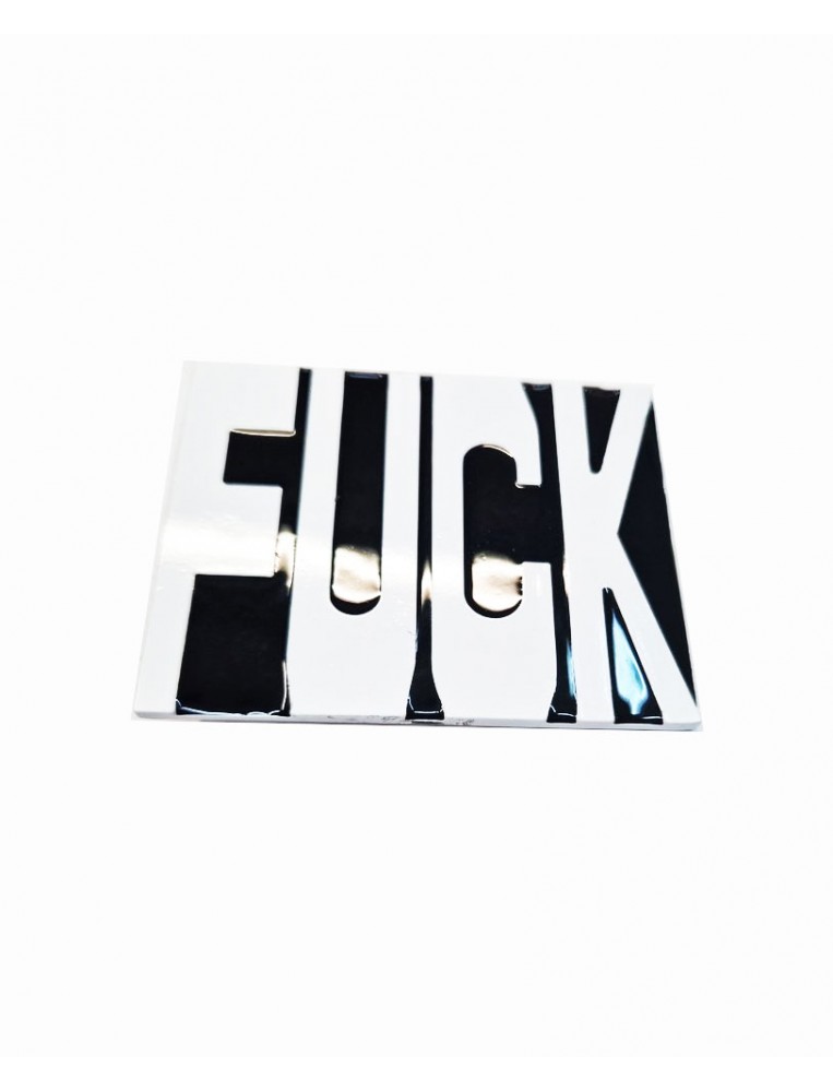 F**k Belt Buckle B&W