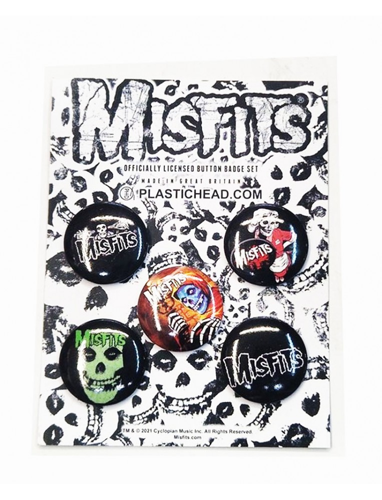 Misfits Button Badge Set