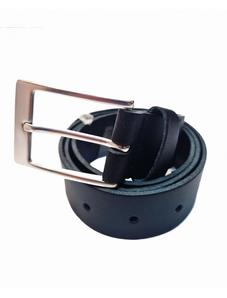 Leather Plain Black Belt Leather Plain Black Belt